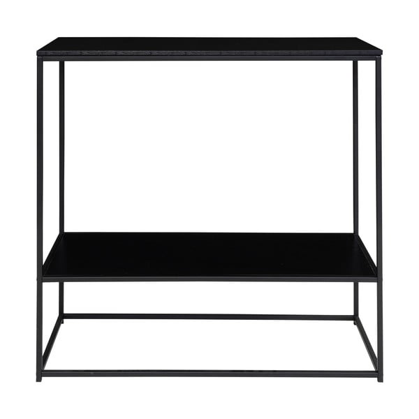 Crni pomoćni stol s crnom pločom stola 80x36 cm Vita – House Nordic