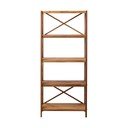 Regal od punog hrasta u prirodnoj boji 70x161 cm X-Shelf – Unique Furniture