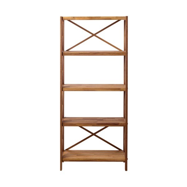 Regal od punog hrasta u prirodnoj boji 70x161 cm X-Shelf – Unique Furniture