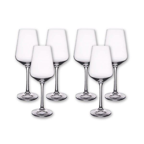 Čaše u setu 6 kom vinske 250 ml Sandra – Orion