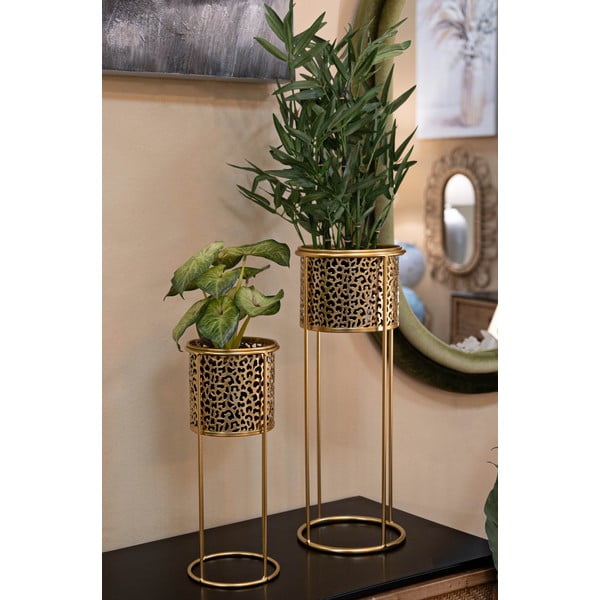 Metalni stalci za tegle za cvijeće u setu 2 kom ø 17 cm (visina 46 cm) Nat – Mauro Ferretti-image-1