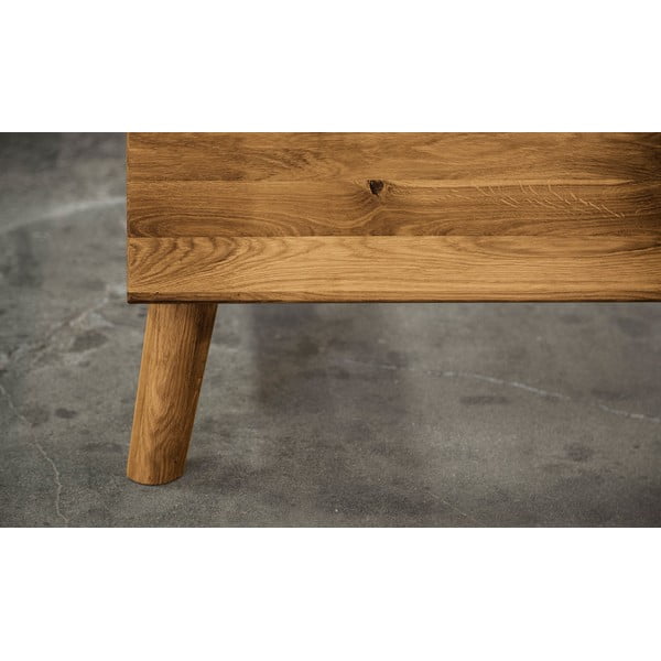 Bračni krevet od hrastovog drveta 160x200 cm Greg 2 - The Beds-image-4