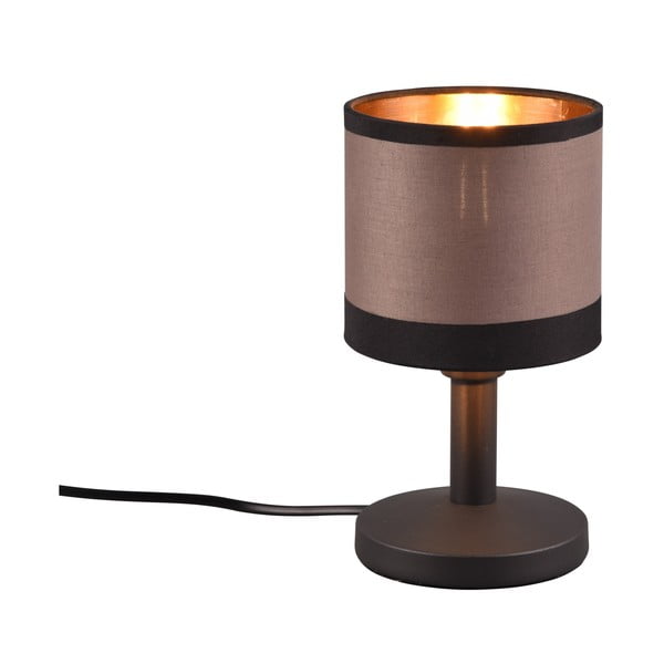 Crno-smeđa stolna lampa (visina 22 cm) Davos – Reality-image-1
