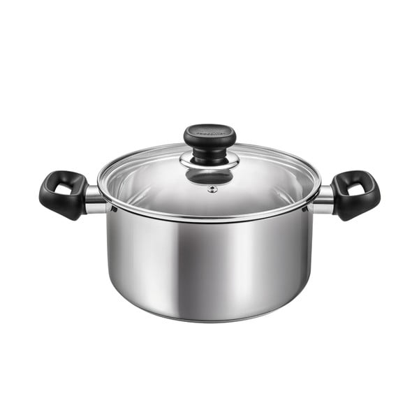 Lonac od nehrđajućeg čelika s poklopcem prikladni za indukcijsko kuhalo 4 l Brava – Tescoma