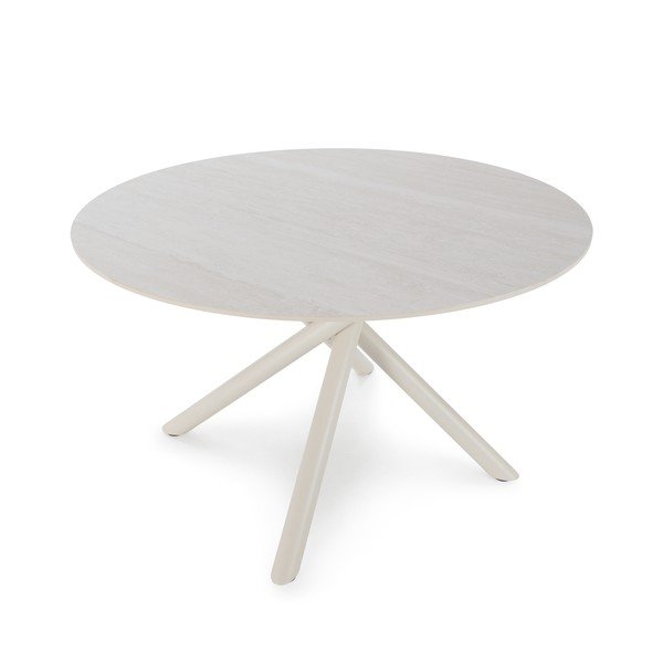 Okrugao blagovaonski stol s keramičkom daskom ø 119,5 cm Talia – Marckeric-image-2