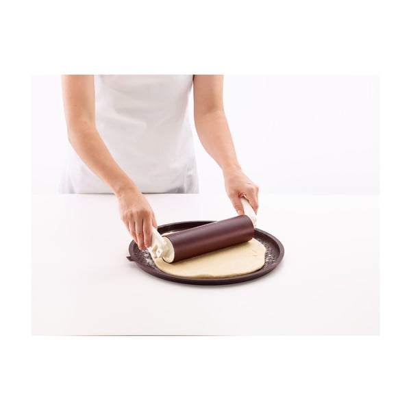 Smeđi okrugli silikonski kalup za pizzu Lékué Pizza, ⌀ 36 cm-image-2
