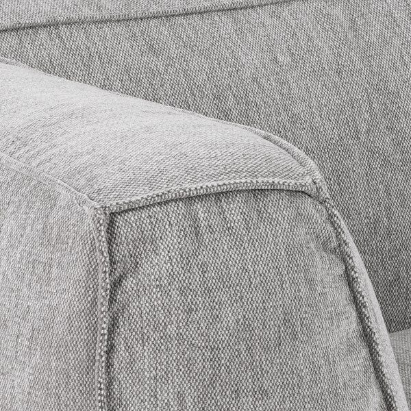 Svijetlosiva modularna sofa Bonami Selection Fairfield, 208 cm-image-1