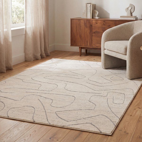 Krem tepih 160x220 cm Oslo – Asiatic Carpets-image-1