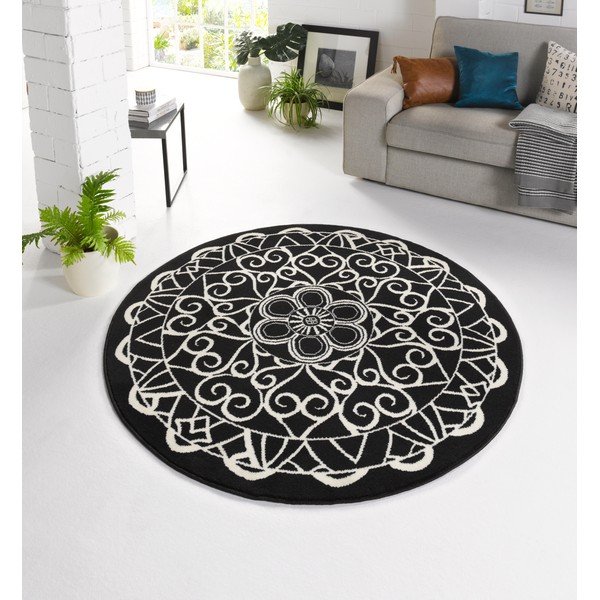 Okrugli crni tepih Hanse Home Capri, ø 140 cm-image-4