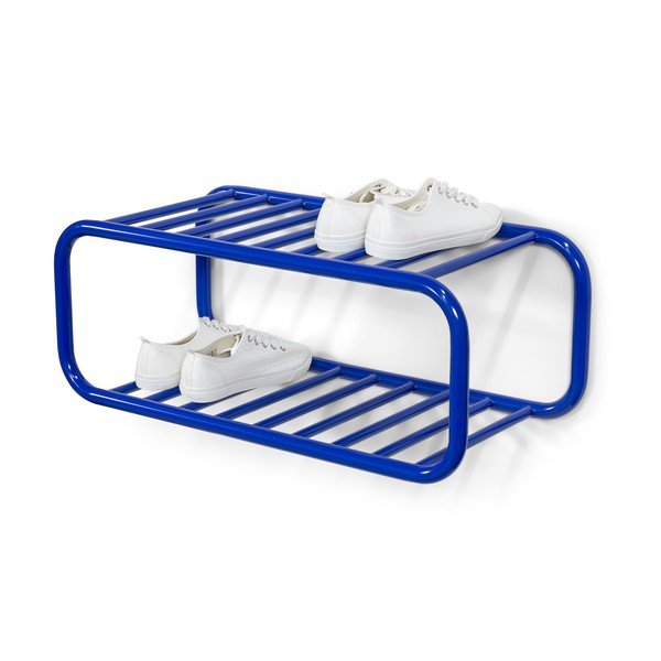 Plavi metalni viseći ormarić za cipele 72x28x35 cm Retro – Spinder Design-image-3