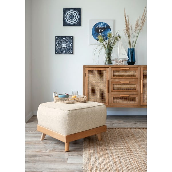 Bež podnožnik Miuform Dazzling Daisy-image-3