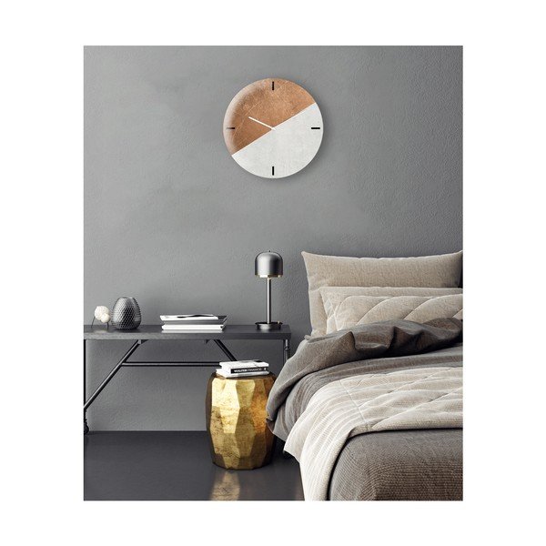Stakleni zidni sat Styler Half Coper, ø 30 cm-image-2