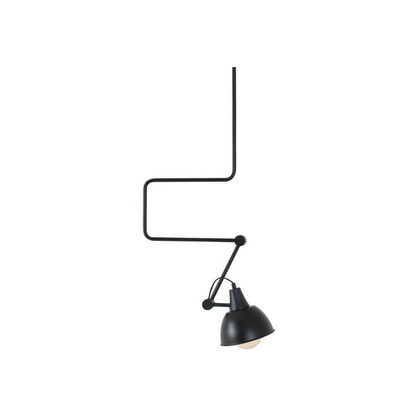 Crna visilica s metalnim sjenilom 90x90 cm Coben - CustomForm