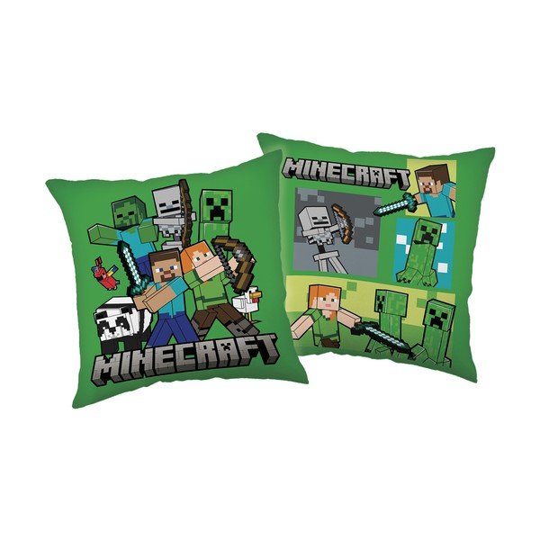 Dječji jastuk ø 40 cm Minecraft "Life" – Jerry Fabrics