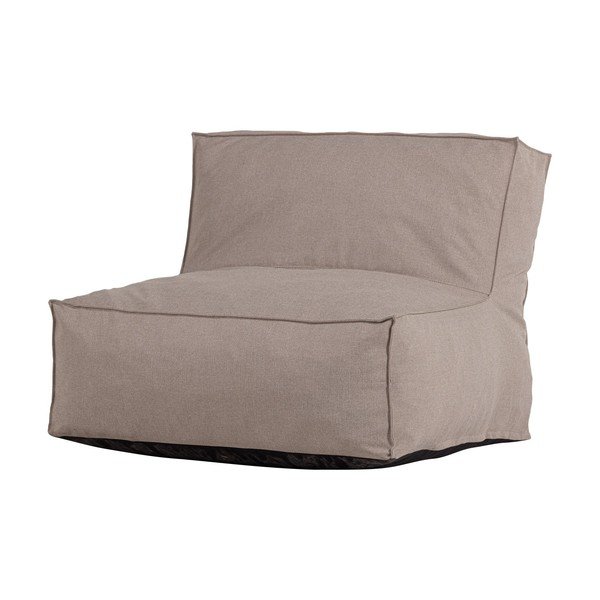 Sivo-bež podstavljena vrtna fotelja Velora – WOOOD