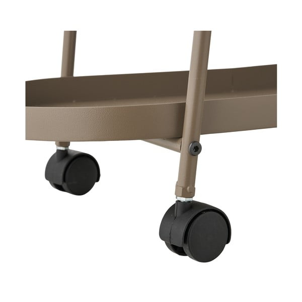 Metalna kolica za posluživanje na kotačima 27,5x60 cm Empoli – House Nordic-image-4