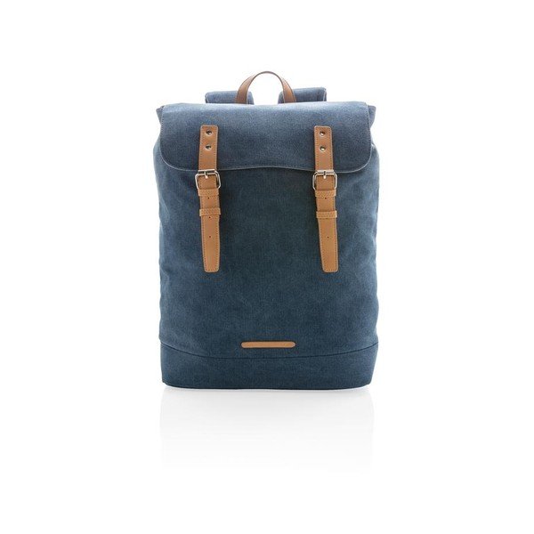 Plavi platneni ruksak za prijenosno računalo 15.6'' XD Design Collection, 19 l-image-1