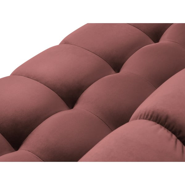Roza baršunasta sofa Cosmopolitan Design Bali-image-1