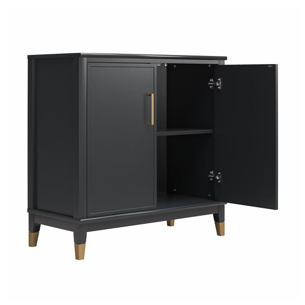 Crni ormarić 84x84 cm Westerleigh – CosmoLiving by Cosmopolitan-image-1