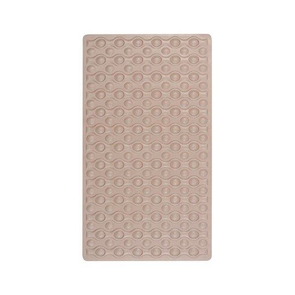 Sivo-bež protuklizna prostirka za kupaonicu Wenko Rocha, 70 x 40 cm