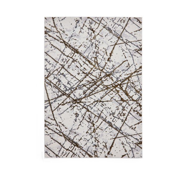Svijetlo sivi/u zlatnoj boji tepih 80x150 cm Artemis – Think Rugs