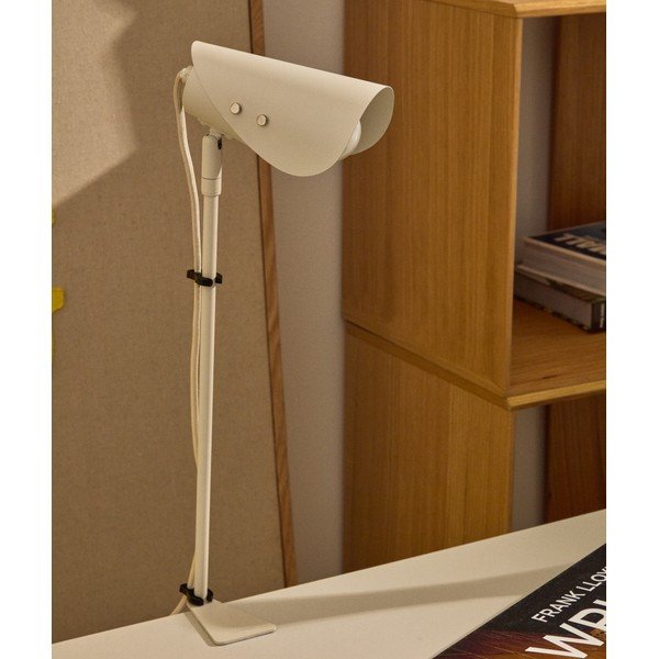 Svijetlo siva metalna stolna lampa s hvataljkom (visina 51 cm) Jula – Kave Home-image-3