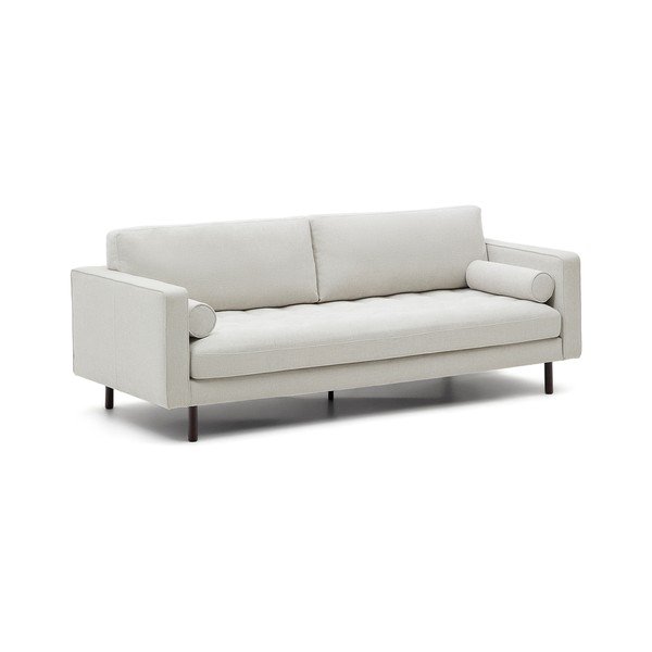 Sofa sivo-bež od šenila 222 cm Debra – Kave Home-image-2