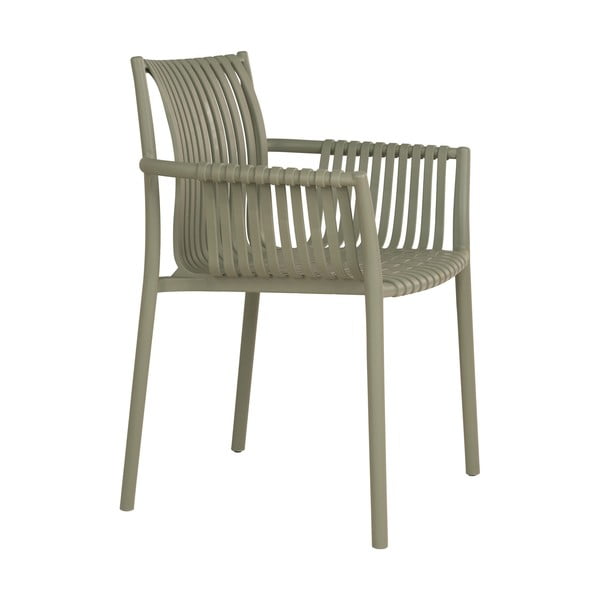 Zelene plastične vrtne stolice u setu 2 kom Tulsa – House Nordic-image-3