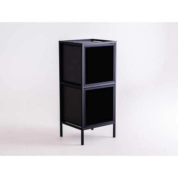 Crna polica za knjige 45x102 cm Skap - CustomForm-image-3