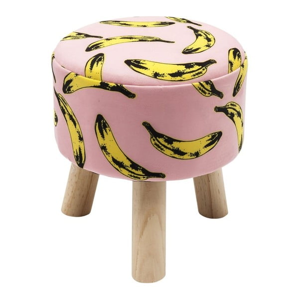 Stolica s uzorkom Kare Design Banana, ø 32 cm