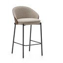 Smeđa/bež barska stolica (visine sjedala 65 cm) Eamy – Kave Home