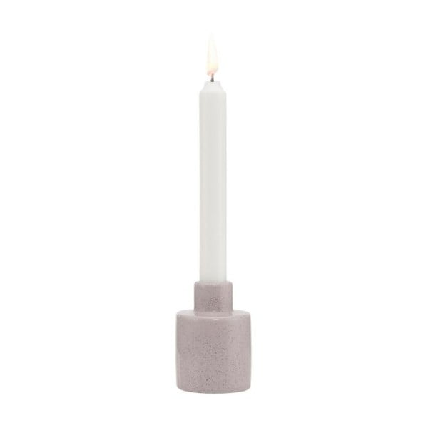 Svijećnjak od kamenine A Simple Mess Orgon Lilac Ash, ⌀ 6,5 cm