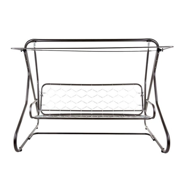 Siva metalna vrtna ljuljačka Milano – Dajar-image-2