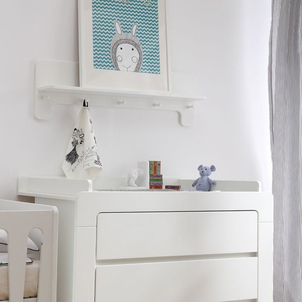 Bijeli zidna polica Pinio Moon-image-1