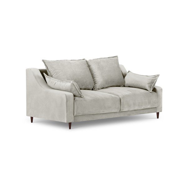 Bež sofa od baršuna Mazzini Sofas Freesia, 150 cm-image-2