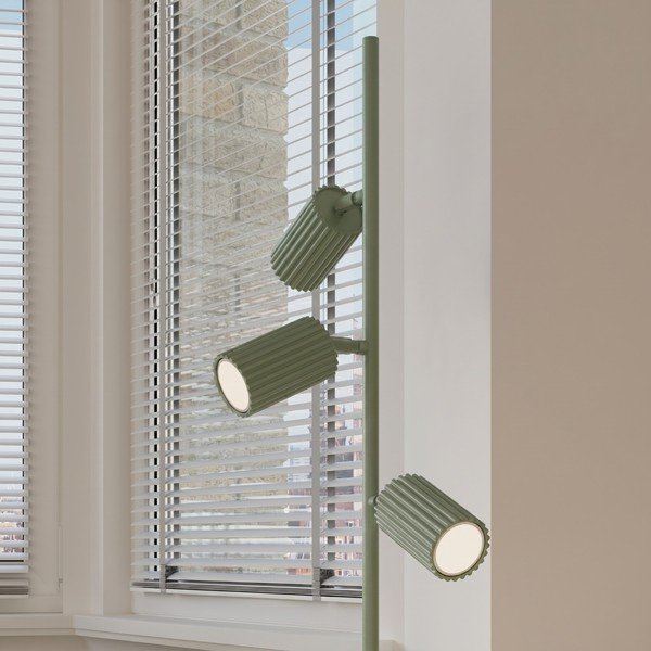 Zelena stojeća svjetiljka aluminijska sa savitljivom konstrukcijom (visina 155 cm) Gleam – Sollux-image-2
