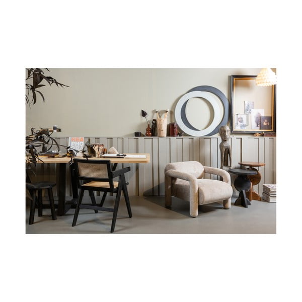 Crna blagovaonska stolica od masivnog bora Gunn – WOOOD-image-2