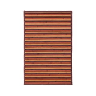 Senf žuti/smeđi tepih od bambusa 60x90 cm – Casa Selección