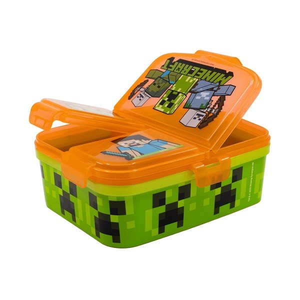 Narančasta plastična dječja kutija za ručak Minecraft – STOR-image-1