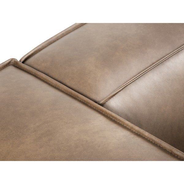 Svijetlosmeđi kožni kauč 227 cm Madame - Windsor & Co Sofas-image-1