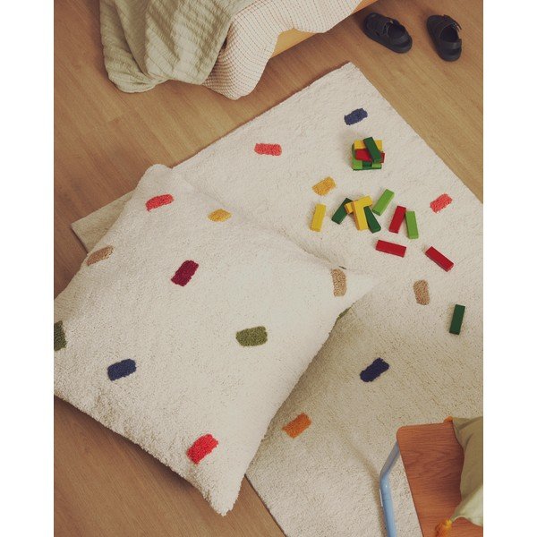 Krem pamučan dječji tepih 90x150 cm Epifania – Kave Home-image-1