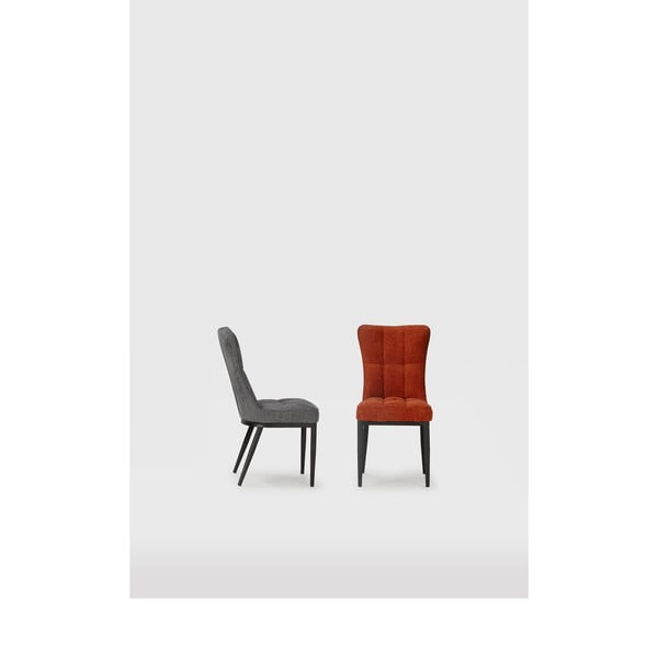 Blagovaonske stolice u setu 2 kom boja terakote Damon – Marckeric-image-2