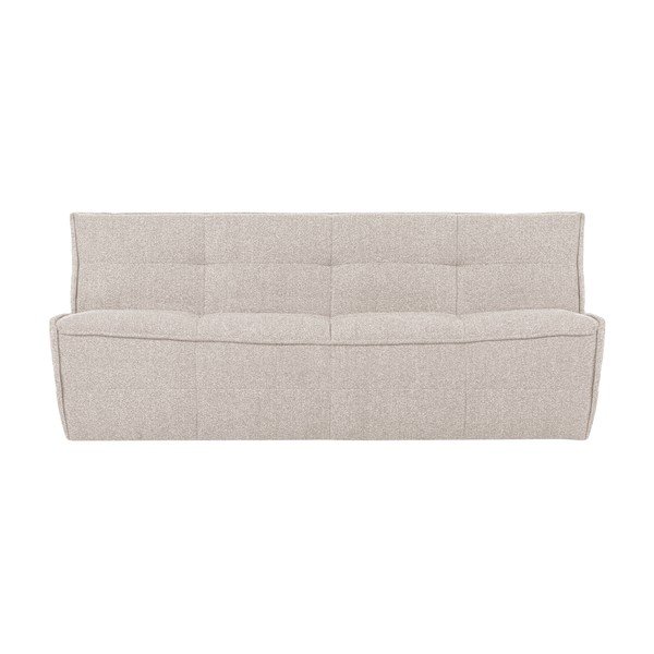 Bež sofa od bouclé tkanine 204 cm Cluster – vtwonen
