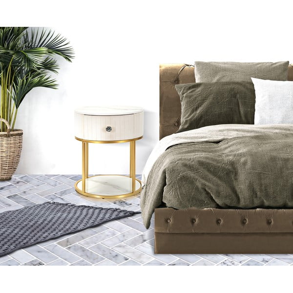 Bež noćni ormarić Montpellier - Mauro Ferretti-image-1