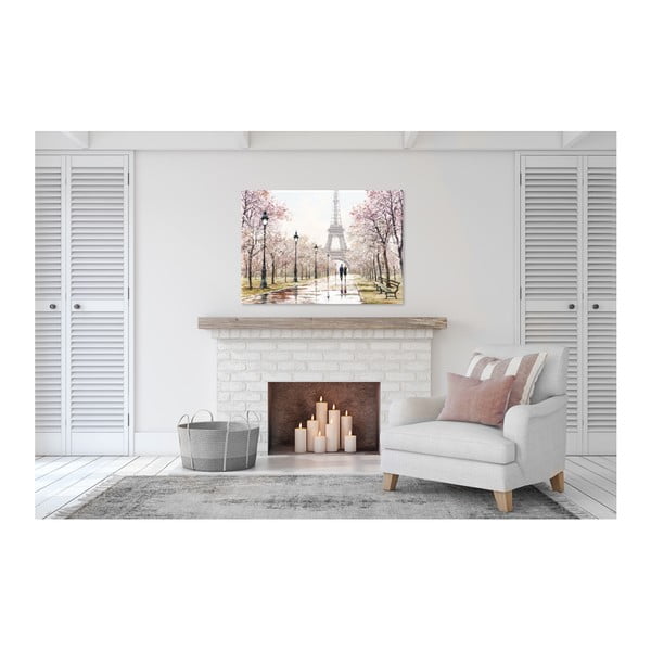 Slika Styler Canvas Watercolor Paris Melancholy, 85 x 113 cm-image-1