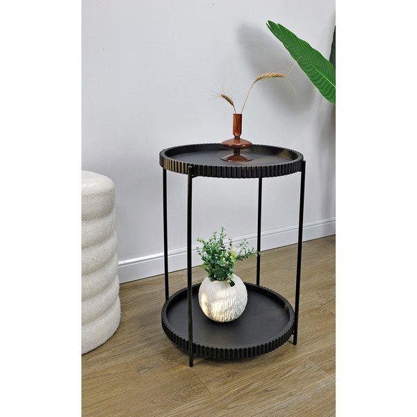 Metalni okrugao pomoćni stol ø 42 cm Herdys – Yes Everyday-image-1