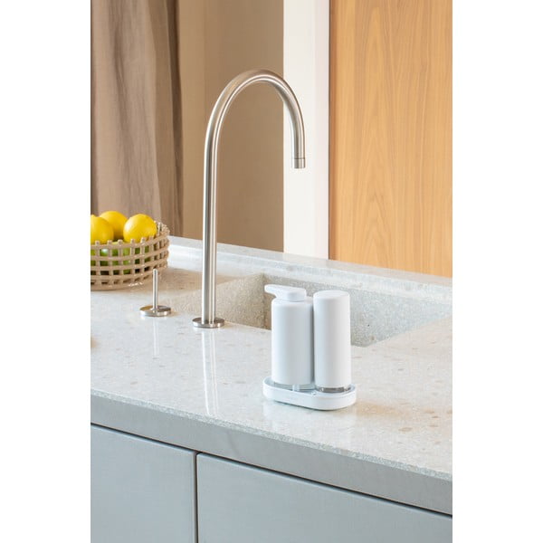Bijeli plastičan držač za deterdžente SinkStyle – Brabantia-image-1