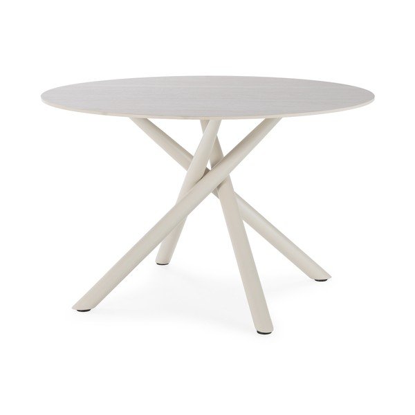 Okrugao blagovaonski stol s keramičkom daskom ø 119,5 cm Talia – Marckeric