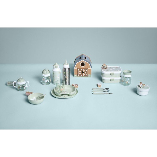 Svijetlo zelena dječja boca 400 ml Little farm – Mepal-image-1