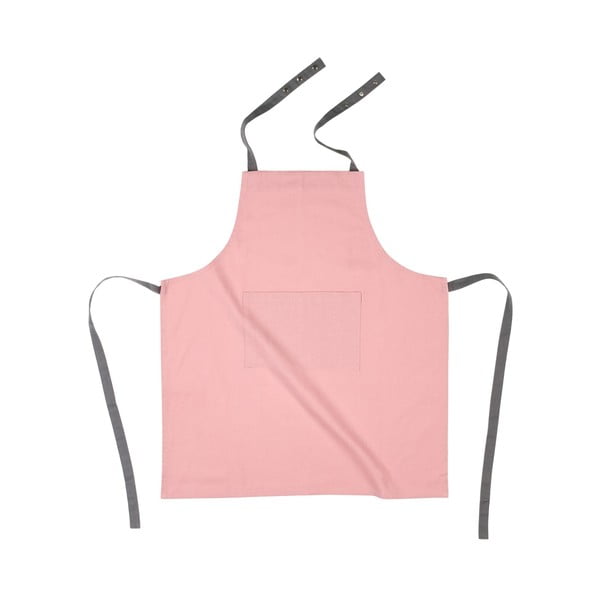 Svjetloružičasta pamučna kuhinjska pregača Tiseco Home Studio